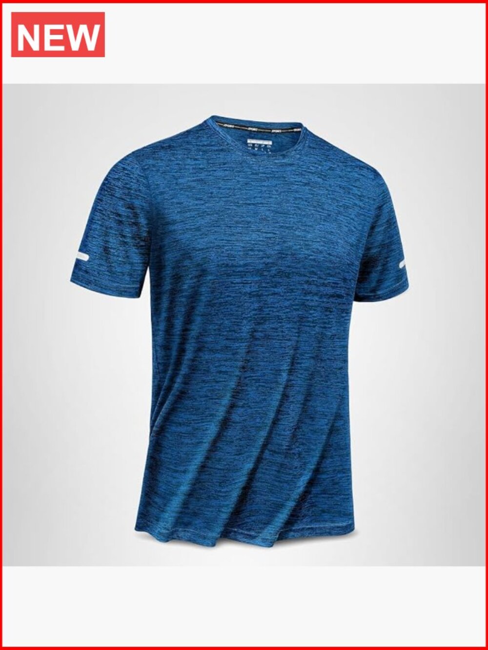 Quick Dry Athletic T-Shirt Moisture Wicking Crewneck Short Sleeve Workout
